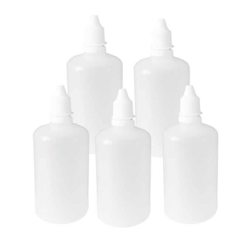 5 x squeezable Empty Eye Liquid Dropper liquid bottle 100ml R3F8