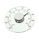 Circular Transparent Outdoor Window Thermometer Temperature Weather Station