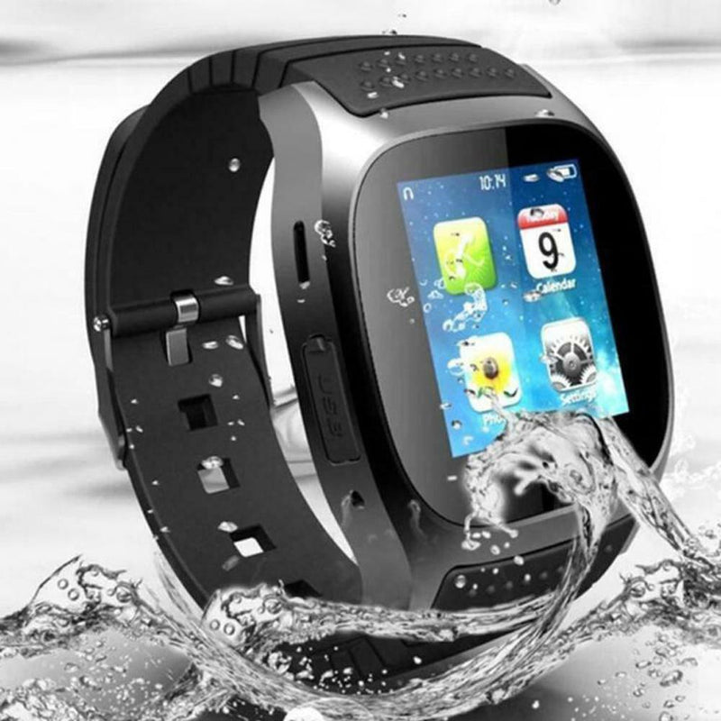 M26 Bluetooth WIFI Smart Wrist Watch Phone for IOS Android Black