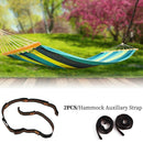 100cm 2pcs Outdoor Camping Patio Hammock Straps High Strength Nylon Swing Rope