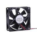 24V 2 Pin 40mm Mini 4cm DC Brushless Computer Cooler Cooling Fan PC Black