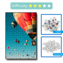 1000 Pieces Paper Jigsaw Puzzles Hot Air Balloon Paradise Assembling Craft