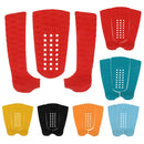 3pcs Anti-slip Diamond Surfboard Traction Tail Pad Surfing Surf Deck Grips