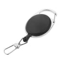 Heavy Duty Retractable Carabiner Badge Tinker Reels 60cm Pull Wire with Key G7P9