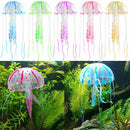 Glowing Effect Aquarium Artificial Jellyfish Ornament Fish Tank Decoration  N5D6