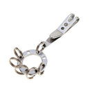 Stainless steel outdoor multipurpose Keychain Round Keychain Money Clip EDC R6X6