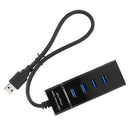 4 Port High Speed USB 3.0 Multi HUB Splitter Adapter Cable for Desktop PC