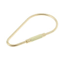 Durable Brass Screw Lock Keychain Ring Clip Tool Hook Clasp Small A shape