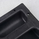 2x Black PP plastic recessed handle for guitar amp cabinet speaker 146*139mm M&E