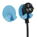 2Pcs Practical gum hooks plug hooks for household usage colors ran JR