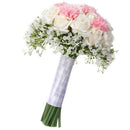 Bride Holding Flowers Romantic Wedding Colorful Gypsophila Bride 'S Bouquet