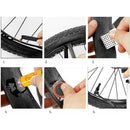 Bicycle Repair Tools Flat Tire Repair Rubber Patch Tire Lever Opener Set C5V9