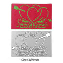 Arrow Heart Metal Cutting Dies Stencil Embossing Folder Scrapbooking Album Card