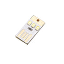 2PCS Mini White USB Power 5V LED Night Light Pocket Card Lamp Portable LJ