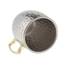 2Pcs Stainless Steel Hammered Moscow Mule Mug Drink Cup Camping Office 500ml