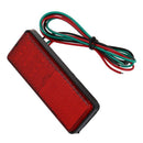 2x LED Red Reflector Tail Brake Stop Marker Light Truck Trailer ATV RV Moto