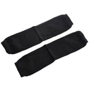 Lady Dark gray Seamless Elastic Thumbhole Wrist Warmer Gloves A2K2
