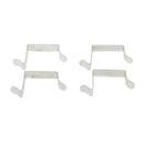5 Pcs Black Over-the-Door 8 Hook Hanger