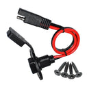 30 Cm 12AWG Solar Connect SAE With SEA Socket Sidewall Port Cable Connection