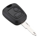 2 Buttons Remote Key Case Shell Fob Repair Kit for Peugeot 206