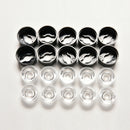10x 120degree led Lens for 1W 3W High Power LED with screw 20mm Black holder Z