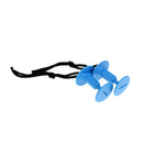 2 Pieces Plastic Bodyboard Surfboard Leash Plugs with Cords Strings Blue