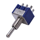 10 Pcs AC 125V 6A Amps ON/ON 2 Position DPDT Toggle Switch