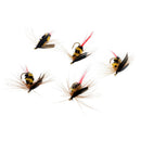 5Pcs Yellow and Black Bumble Bee Fly Insect Flies Dry Fly for Trout Fishing