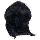 Short Bob Wigs Black Wig for Women with Bangs Straight Synthetic Wig Natural ME