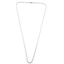 Stainless Steel Ball Beads Dog Tag Chains Necklace 20 Inch for Jewellery DI
