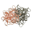 100 x French Earring Hook Ear Wire Lever Back Open Loop DIY Jewelry Findings