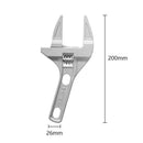 Aluminium Alloy Large Open Adjustable Wrench Universal Spanner Repair Tool