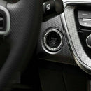 Universal Car Auto Bling Button Start Switch Diamond Ring Decorative Accessory