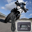 3V Digital Motorcycle Gas Engine Hour Meter Gauge Induction Counter LCD DGA