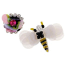 8Pcs Bee Dragonfly Sequins Rhinestones Beads Fabric Appliques Patches Brooch