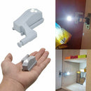 Cabinet Hinge LED Sensor Light For Wardrobe Cupboard Kitchen Door Closet HOT