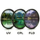 58mm+62mm UV+CPL+FLD 6 in 1 Lens Filter Set for DSLR Digital SLR Cameras