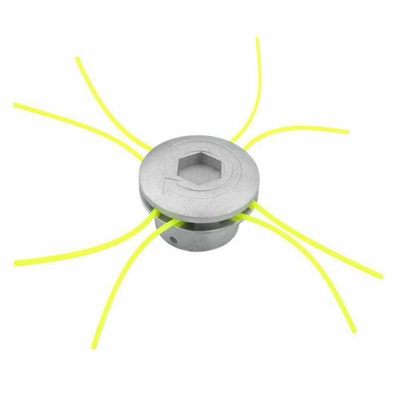 Universal Aluminum Grass Trimmer Head With 4 Lines Brush Cutter Head Thread