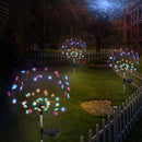 2pcs 90LED Solar Firework Light Outdoor Lawn Garden Lamp (Colorful Light)