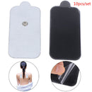 10pcs 5*9cm Silicone Gel Button Electrode Pads Tens Electrodes Digital MassageOZ