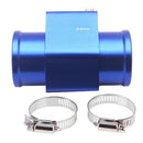 Water Temp Joint Pipe, Car Water Temp Joint Pipe Hose Sensor Gauge Adapter, Blue