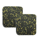 2 Pairs Treadmill Shock Absorbing Mat Non-Slip Rubber Home Fitness Floor Pad
