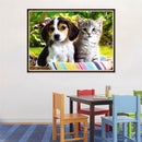 Cat Dog 5D Diamond Painting Embroidery DIY Cross Stitch Craft Home Decor