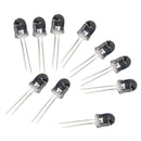 10Pcs 10mm Ultraviolet Ultra Bright UV LED Light Emitting Diode Bulb Lamp 20mA