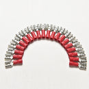 New 20 RED Female Insulated Spade Wire Connector Crimp Terminal 18-22AWG  JR