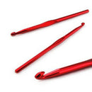 12 Sizes Multi coloured Aluminum Crochet Hooks Needles Set 2mm-8mm