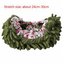 Slippers with mop cover, clean the bathroom (Dark green)