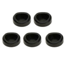 Saxophone Thumb Rest/ Button - Black Plastic - 5 Pieces - for Sax Parts