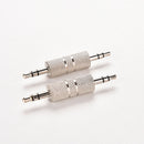 2X 3.5mm Stereo Male to Male Audio Headphone Adapter Jack Coupler ConnectorES.AU