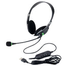 USB Headset with Microphone Noise Cancelling, PC Headphone for Computer Laptop